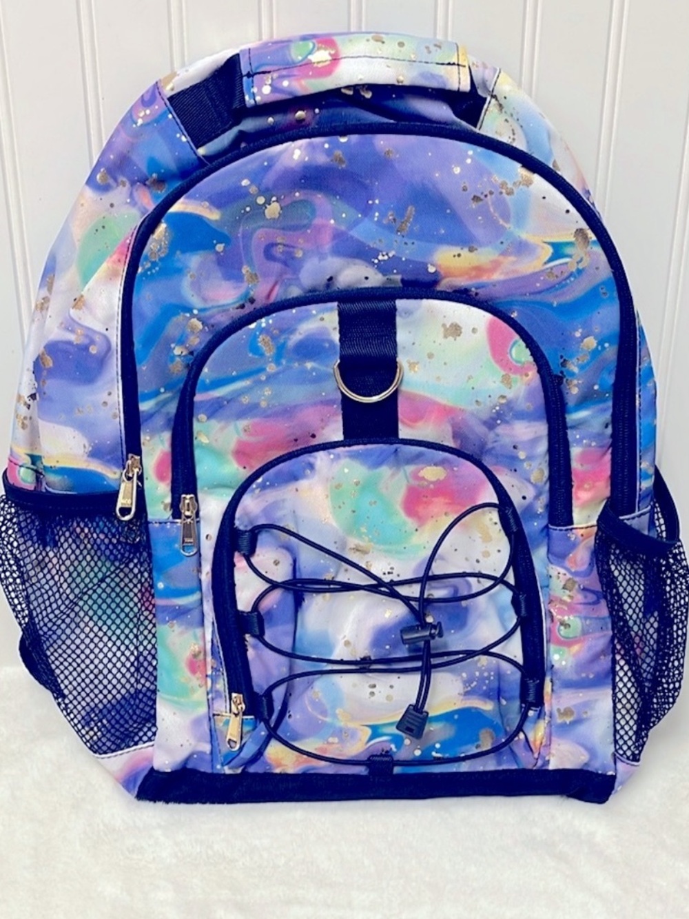 Pottery Barn gear up colorflow deep metallic large backpack